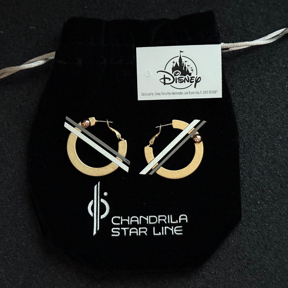 Disney Star Wars Galactic Starcruiser Chandrila Star Line Halcyon Earrings